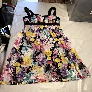 Connected Petite Floral Empire Waist Sundress Size 14P
